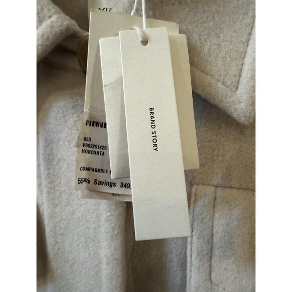 Vince Brushed Wool Shirt Coat $795 Medium (NEW) - Picture 2 of 8